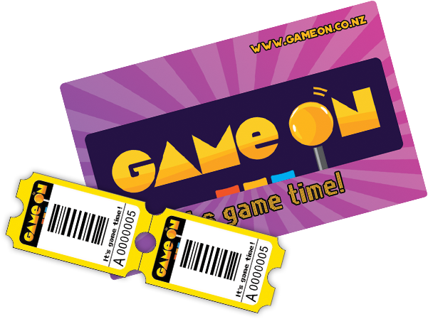 tickets and game on card